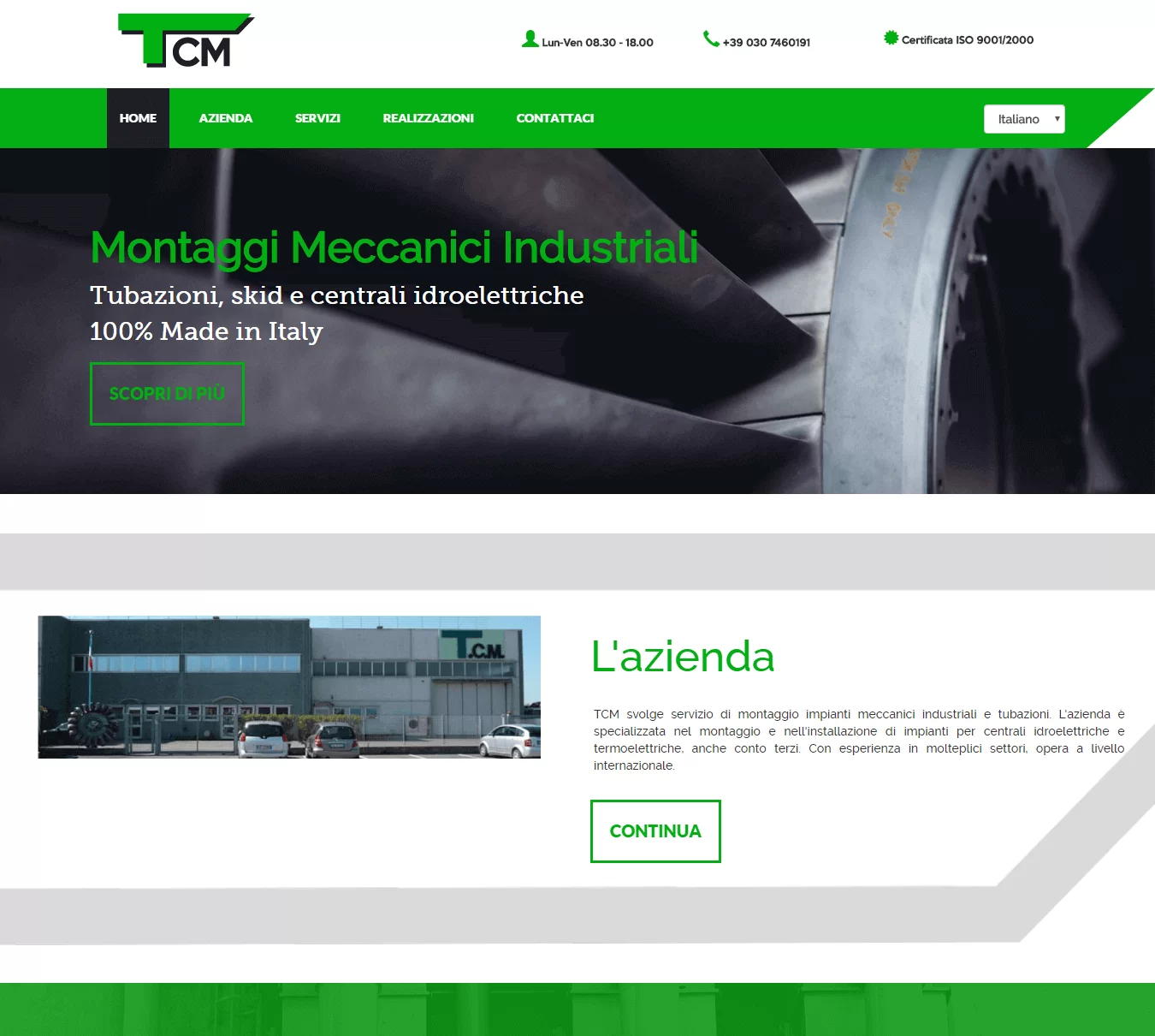 Sito Web Responsive TcMontaggi