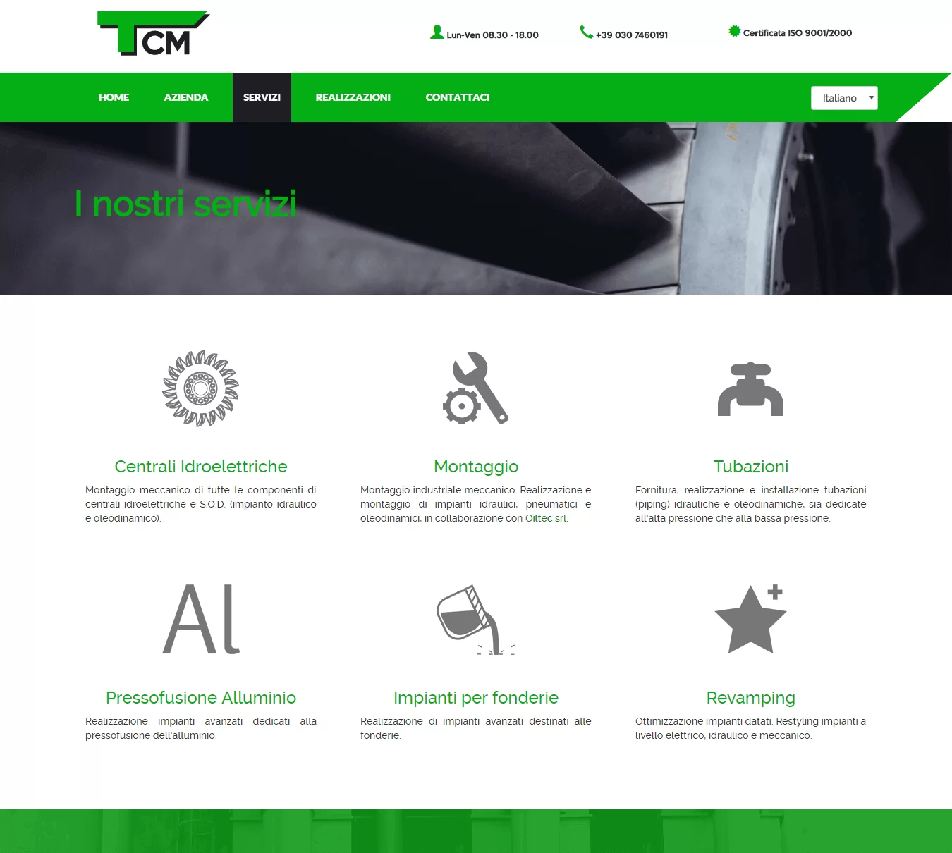 Sito Web Responsive TcMontaggi