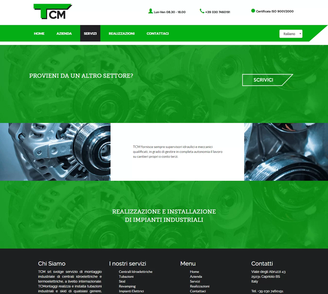 Sito Web Responsive TcMontaggi